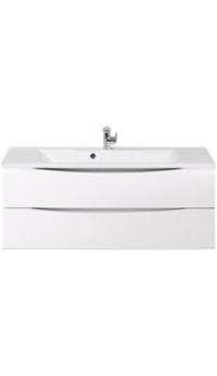 Тумба с раковиной BELBAGNO Marino 110 Bianco Lucido